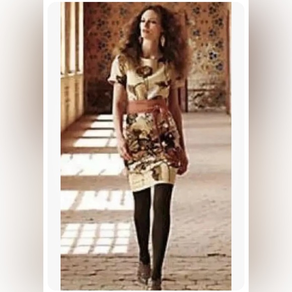 Floreat Anthropologie Snowy Egret Dress size 6 - Picture 3 of 15